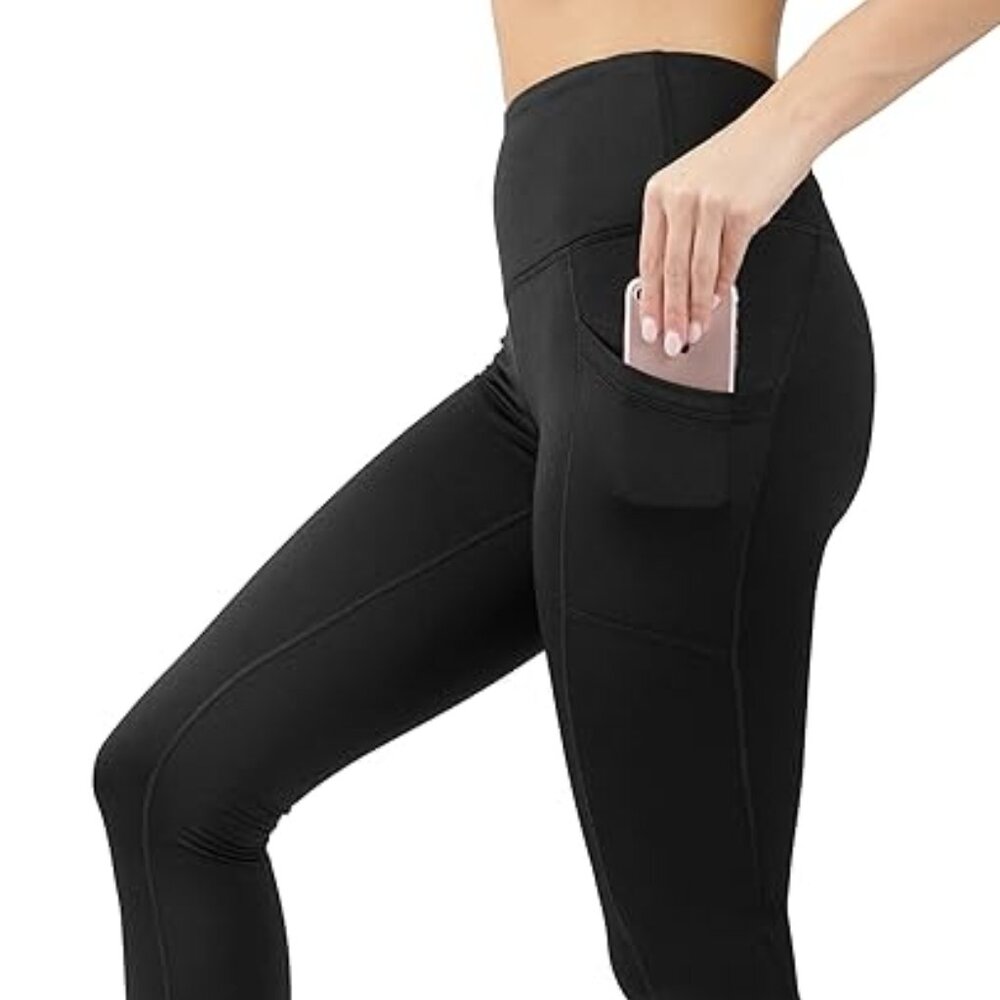 NWT 90 Degree by Reflex High Waist Fleece Lined Leggings with Side Pocket Medium